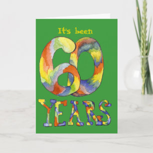 60th Birthday Card