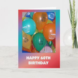 60th Birthday Card