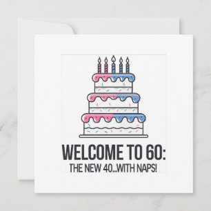 60th Birthday  Card