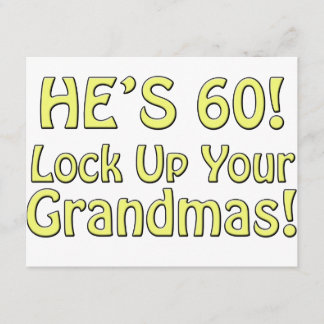 60th Birthday Card