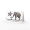60th Birthday card with tightrope walking elephant
