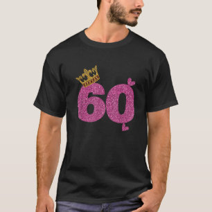 60th Birthday Crown 60 Years Old Bday T-Shirt