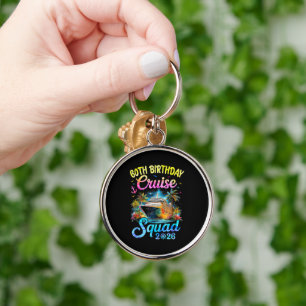 60Th Birthday Cruise Squad 2026 Cruising Party Key Ring