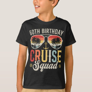 60TH Birthday Cruise Squad Family Matching Boy T-Shirt