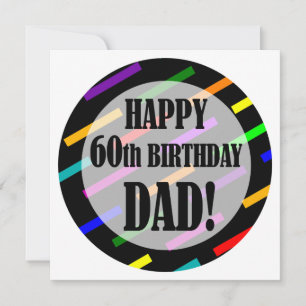 60th Birthday For Dad Card