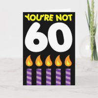 60th Birthday Funny Tariff
