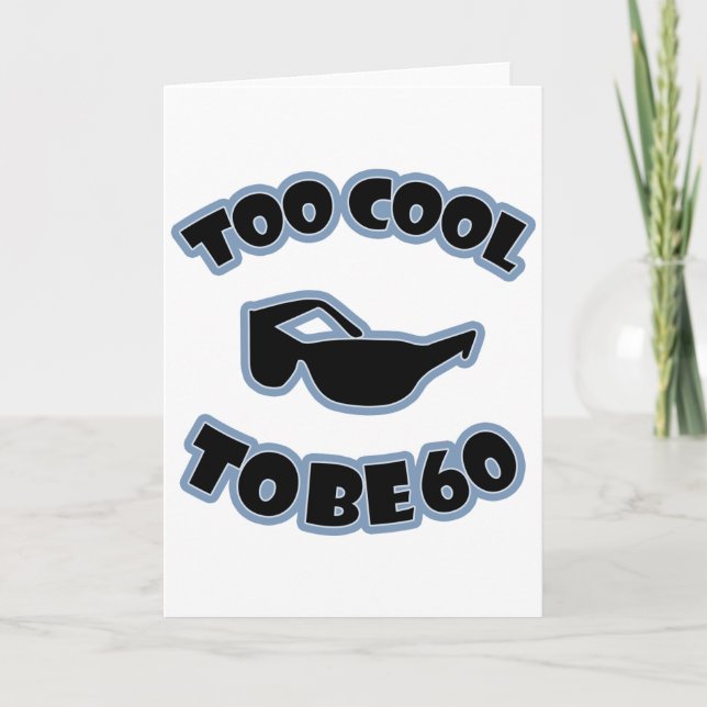 60th Birthday Gag Gift Card (Front)