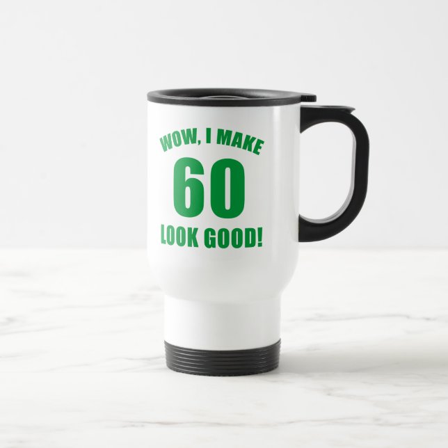 60th Birthday Gag Gift (g) Travel Mug (Right)