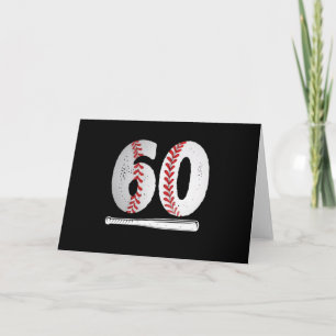 60th Birthday Gift Baseball Card