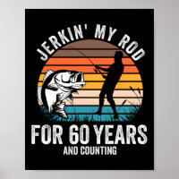 60th Birthday Gift For Fisherman Men Funny Fishing