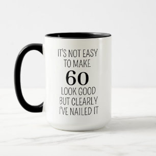 60th Birthday Gift for Women, 60th Birthday Mug, P Mug