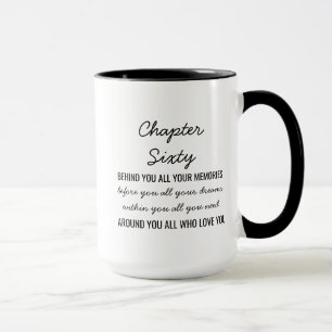 60th Birthday Gift for Women, Personalised 60th Mug