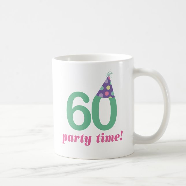 60th Birthday Gift Ideas Coffee Mug (Right)