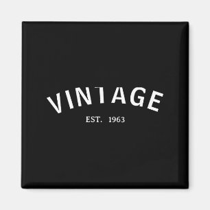 60th Birthday Gift Shirt Vintage Est 1964 61th T S Magnet