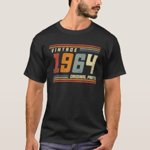 60th Birthday Gift Vintage 1964 Men Women 60 Years T-Shirt
