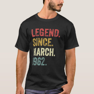 60Th Birthday Gifts 60 Years Old Legend Since Marc T-Shirt