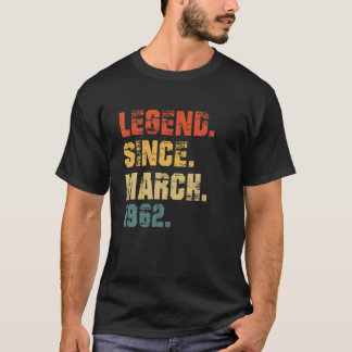 60Th Birthday Gifts 60 Years Old Legend Since Marc T-Shirt