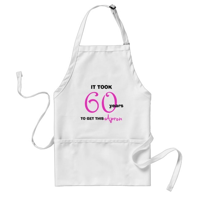 60th Birthday Gifts Apron - Funny (Front)