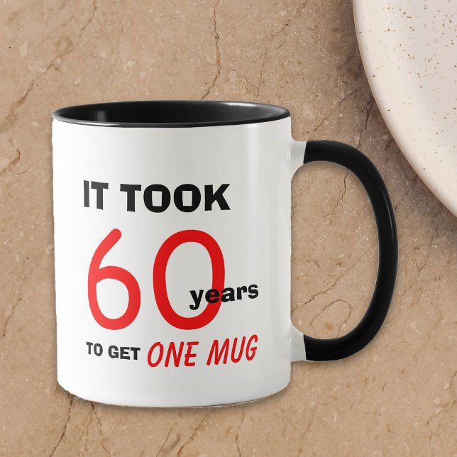 60th Birthday Gifts for Men Mug - Funny (Creator Uploaded)