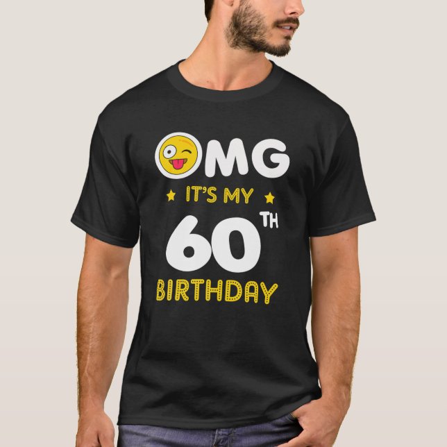 60th Birthday Gifts for Twin Brothers Funny Birth  T-Shirt (Front)