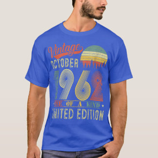 60th Birthday Gifts Vintage October 1962 Limited E T-Shirt