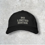 60th Birthday Golfer Limited Edition Funny<br><div class="desc">Modern,  Limited edition baseball cap. 60th birthday,  golfer,  sport,  funny cap. You can personalise with your year.</div>