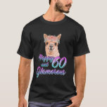 60th Birthday HAPPY 60 AND GLAMOROUS Funny Women T-Shirt<br><div class="desc">60th Birthday HAPPY 60 AND GLAMOROUS Funny Women</div>