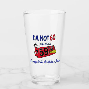 60th Birthday Humour Pint Glass