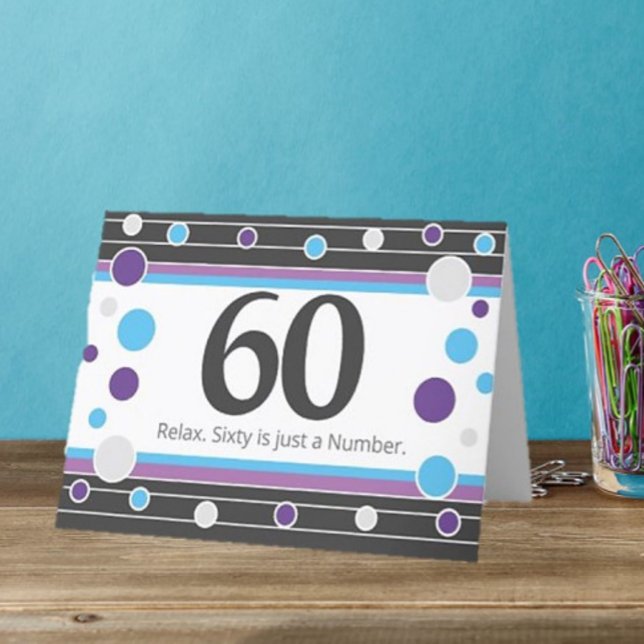 60th Birthday Humourous Card! Card (Creator Uploaded)