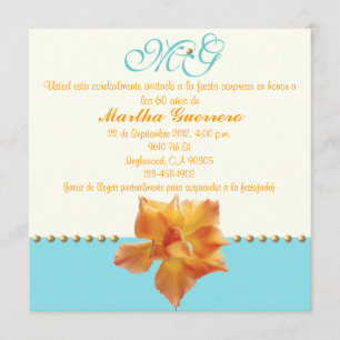 60th Birthday Invitation