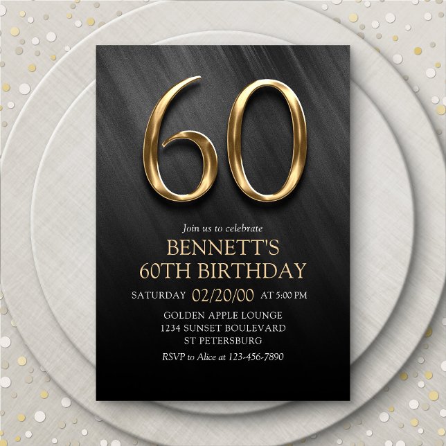 60th Birthday Invitation (Creator Uploaded)