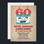 60th Birthday Invitation Funny Cake Casual Mens<br><div class="desc">A funny cartoon birthday cake 60th birthday invitation for a husband,  friend,  father or grandad or ladies,  too!</div>