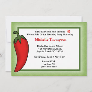 60th Birthday Invitations