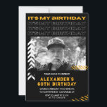 60th birthday invitations Men Photo Spray paint<br><div class="desc">60th birthday invitations Men Photo Spray paint</div>