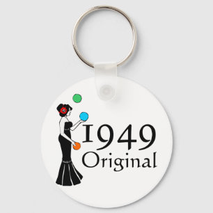 60th Birthday Key Ring