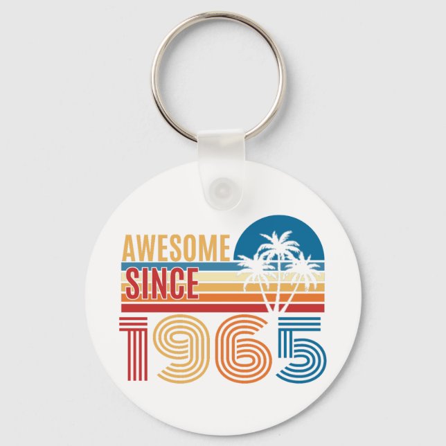 60TH BIRTHDAY KEY RING (Front)