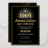 60th Birthday Limited Edition Invitation