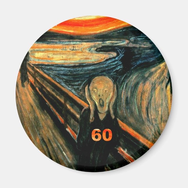 60th Birthday Magnet (Front)