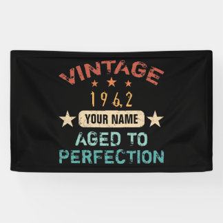 60th Birthday Party 1962 Add Your Name Banner