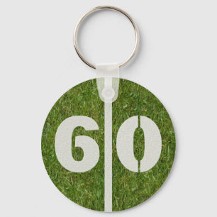 60th Birthday Party Favour Key Ring
