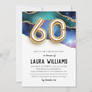 60th Birthday Party Invitation