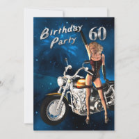 60th Birthday party Invitation