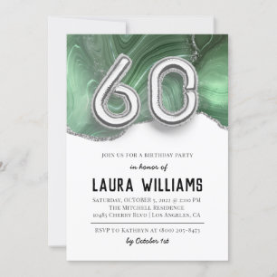 60th Birthday Party Invitation