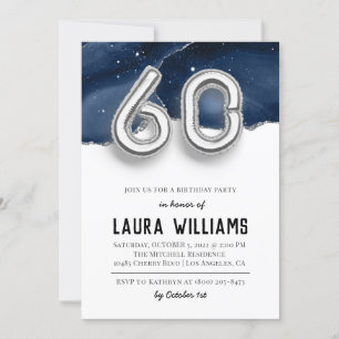 60th Birthday Party Invitation