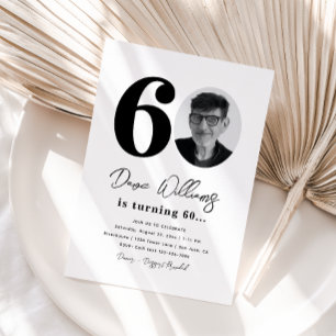 60th Birthday Party Invitation 60th Birthday