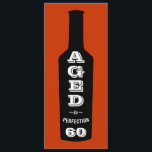 60th Birthday Party Invitation Aged to Perfection<br><div class="desc">A great birthday party toast for the 60 year old wine-loving lush in your life! This wine bottle design labelled with "Aged to Perfection" lets everyone know your oenophile has great taste, a great sense of humour and a great vintage. Give it as an over-the-hill roast gift or for their...</div>