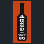 60th Birthday Party Invitation Aged to Perfection<br><div class="desc">A great birthday party toast for the 60 year old wine-loving lush in your life! This wine bottle design labelled with "Aged to Perfection" lets everyone know your oenophile has great taste, a great sense of humour and a great vintage. Give it as an over-the-hill roast gift or for their...</div>