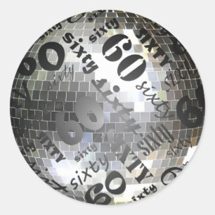 60th Birthday Party Sticker