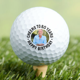60th Birthday Photo Golf Balls