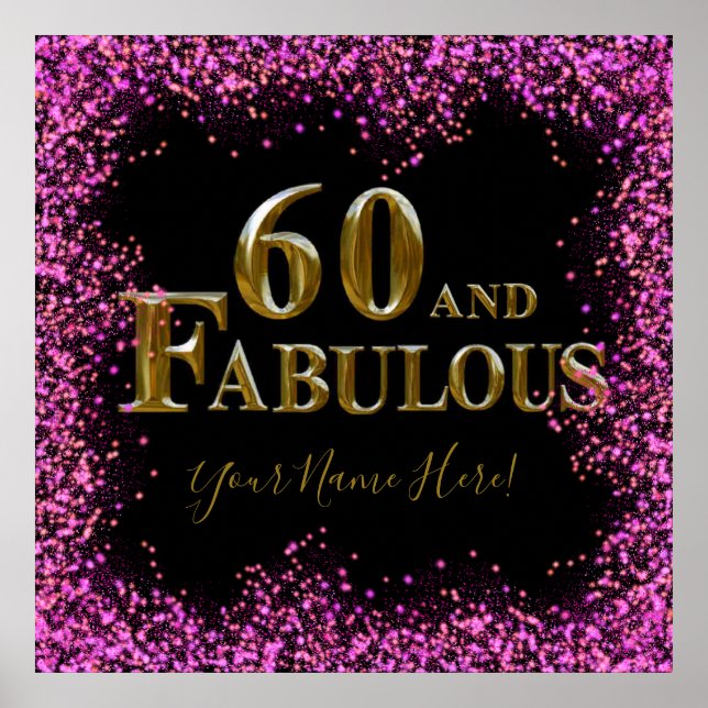 60th Birthday  Poster (Front)
